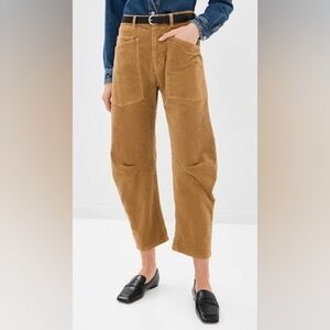 Nili Lotan Shon Camel Corduroy Pants